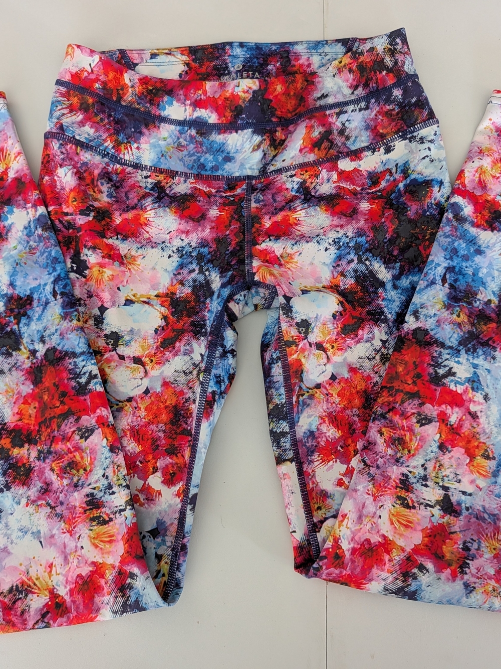 Athleta Vibrant Floral Multicolor Leggings